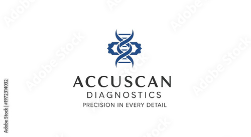 Accuscan Diagnostics logo with tagline.