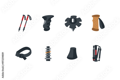 Trekking Pole Components Collection