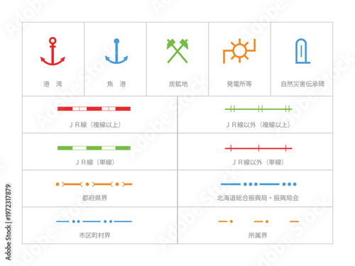 いろいろ地図記号セット19