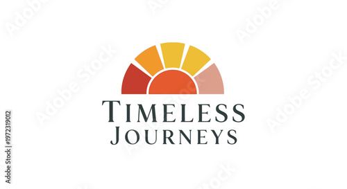Timeless Journeys travel company logo design.