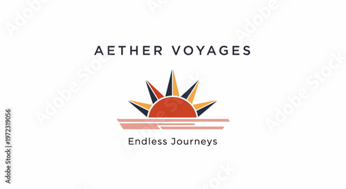 Aether Voyages Endless Journeys travel logo.