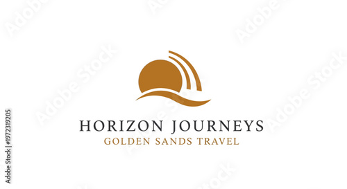 Horizon Journeys travel company logo.