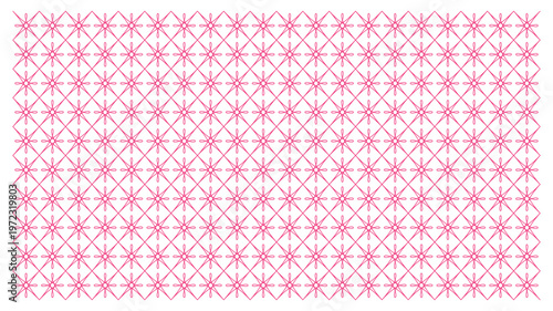 Seamless Floral Pattern in Pink: An elegant seamless pattern design featuring a delicate arrangement of pink floral elements creating a sense of femininity and sophistication.