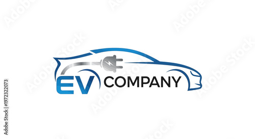 Electric vehicle company logo design.
