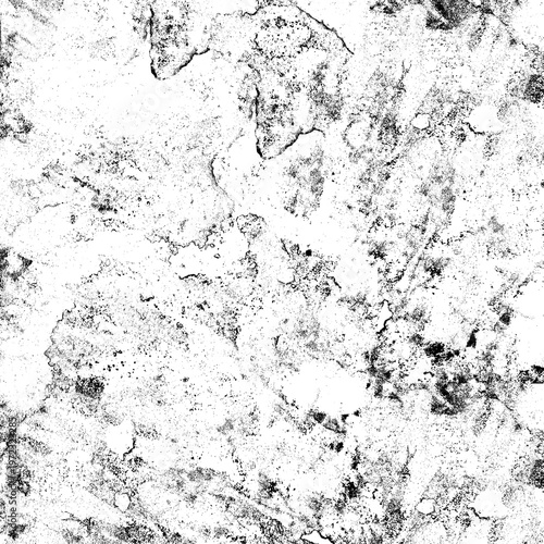 Quadro su tela black and white spoiled milk paper grunge texture