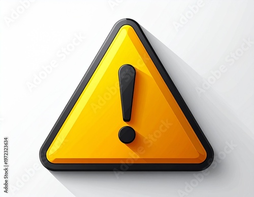 Warning Triangle Medium Shadow Standard
