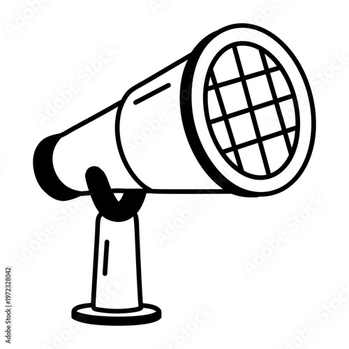 A glyph style icon representing a bell collar
