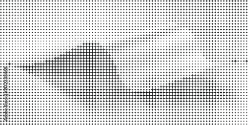 Horizontal Gradient Black Plus Sign Halftone Pattern White Background, Linear Black Plus Symbol Halftone Gradient Clean White Background
