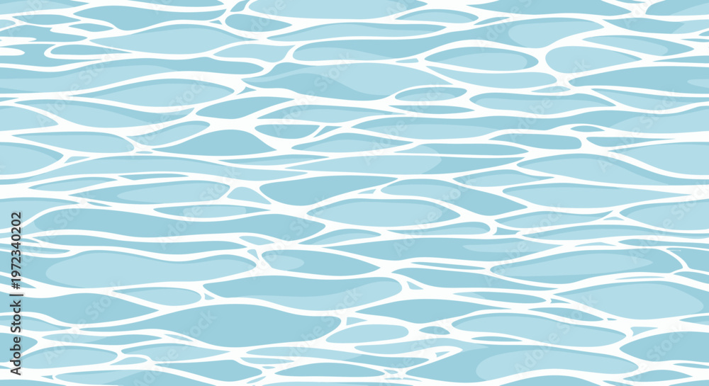 Fototapeta premium Abstract Blue Water Surface Ripples Pattern