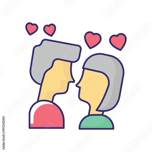 Close Moment Vector icon which can easily modify or edit