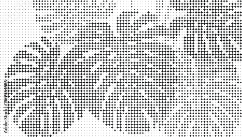 Black and White Plus Sign Abstract Pattern Background, Monochrome Plus Symbol Repeating Pattern Minimal Design