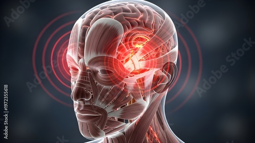Advanced Human Brain with Neural Signal Visualization