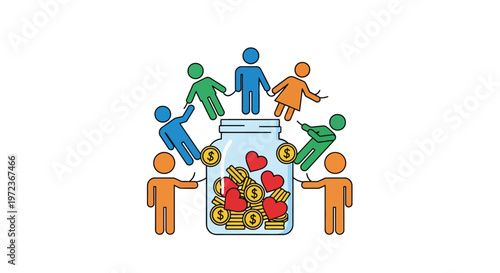 People Saving Money Together Cooperatively.