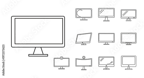 Computer Monitors and Screens Collection.