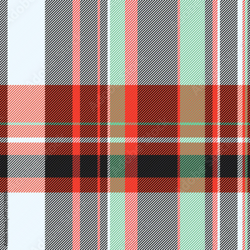 Line texture plaid textile, give pattern vector tartan. Ragged check fabric seamless background in azure and black colors.
