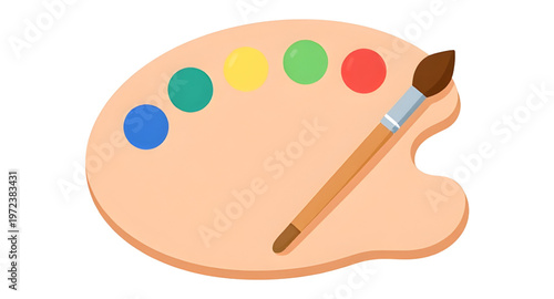 palette, brush, brushes, paint, painting, art, artist, creative, creativity, color, colors, paintbrush, tool, tools, hobby, craft, design, graphic, vector, illustration, clipart, icon, symbol, articon