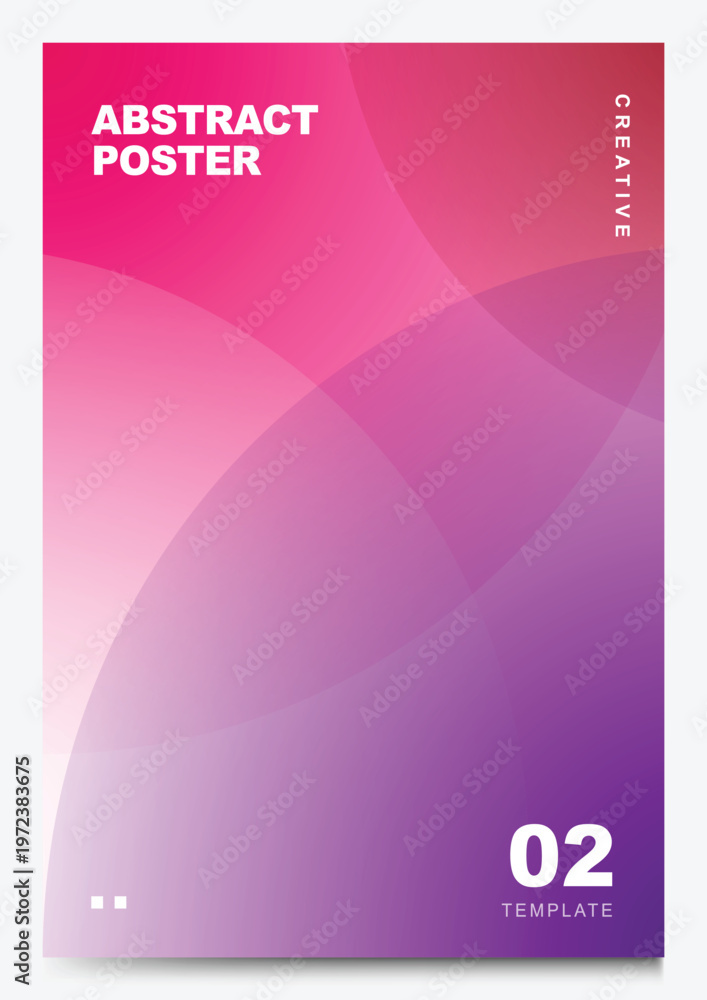 Fototapeta premium Dark and Vibrant Smooth Blurred Gradient Abstract Poster Background Template Vector Design for Elegant Night Event Cover and Modern Web Banner Graphic EPS