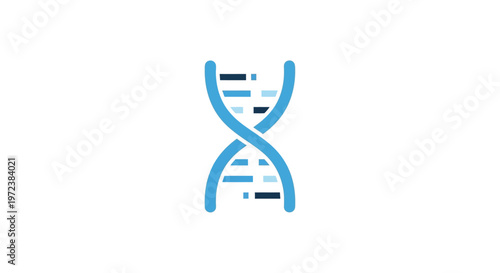 DNA Double Helix Structure Model.