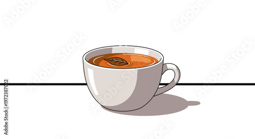 cup of tea with lemon