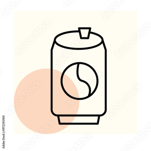 Cola Can  vector, pixel perfect, illustrator file 
