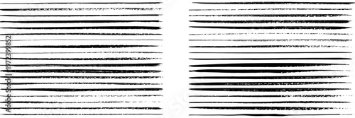 Beautiful Brushes vector collection. Grunge Elements - Brush strokes, ink paint brushes, grunge lines. Rectangle text box for social media and network. vector