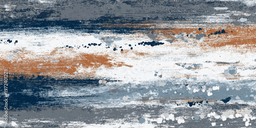 A serene winter landscape featuring snow-covered trees and a frozen river meets the horizon where nature blends white shores with the blue sky and sunlit waves of a distant winter sea