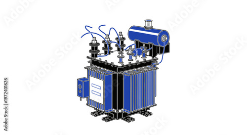 Industrial Power Transformer for Electrical Grid Distribution