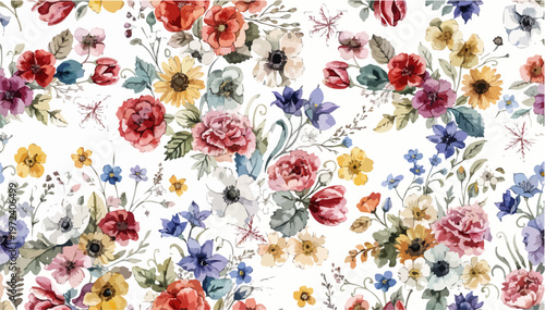 Charming botanical arrangement inspired by wildflowers and natural landscapes