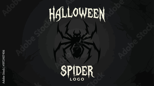 A sharp leg spider logo appears on a Halloween-themed background with a spider silhouette.