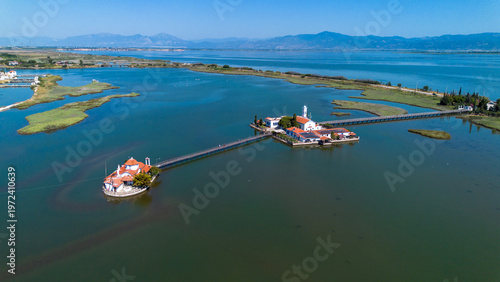 Aerial view of the Monaster...