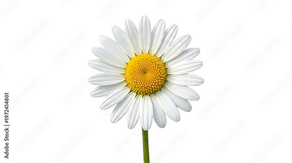 Fototapeta premium daisy isolated on white background
