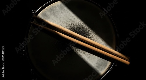 Chopsticks on a plate.