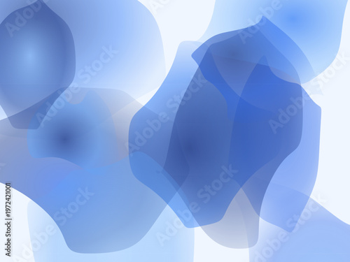 Colorful Organic Shapes Smooth Gradient Contemporary Backdrop