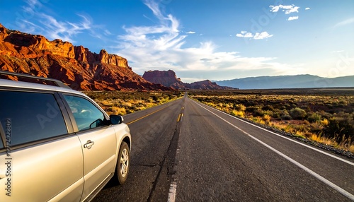 Road Trip Adventure - A Journey Through Scenic Landscapes.