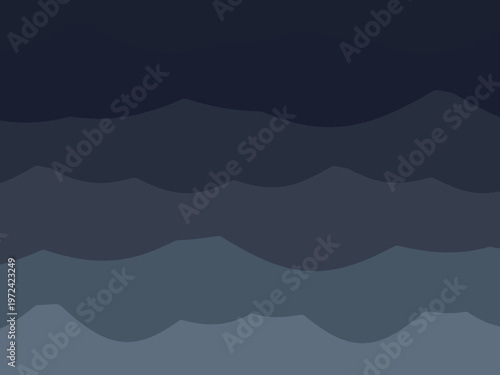 Colorful Paper Cut Wavy Layers 3D Effect Background Art