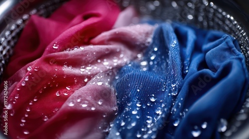 Wet Clothes in Washing Basket