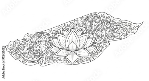 Intricate Mandala Design Pattern Art.