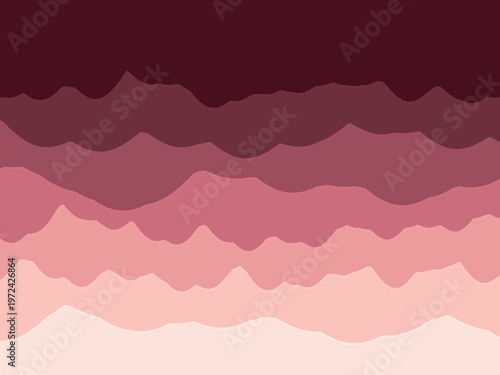 Abstract Paper Art Layers Depth Shadow Minimal Vector Design