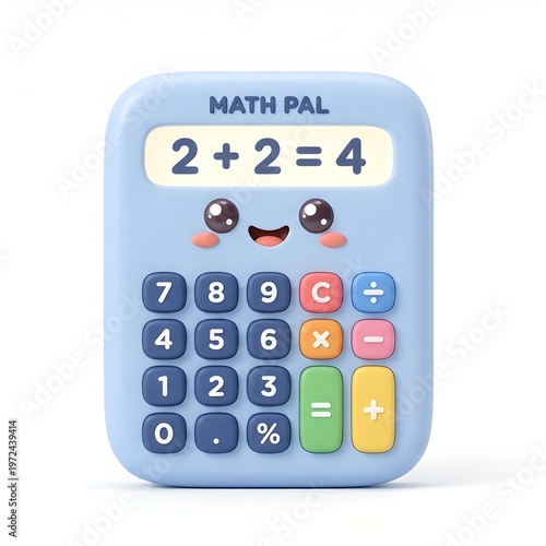 calculator on white background