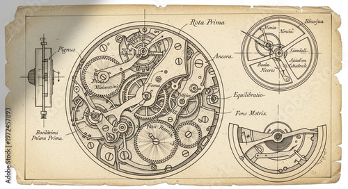 Vintage astronomy star charts book.