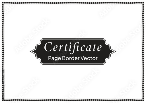 A4 Certificate Page Border (31)