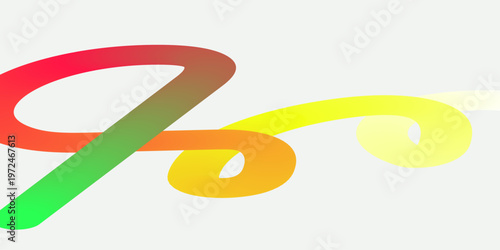 Colorful abstract brushstroke a vibrant and dynamic artistic expression