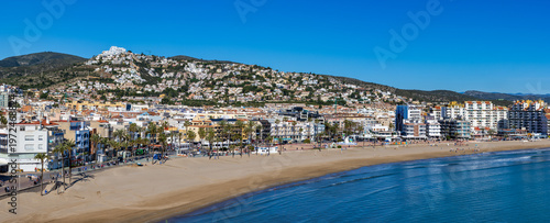 Foto Peñíscola Beach Panoramic View, Costa del Azahar, Castellón, Spain