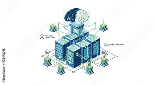 AI Powered Data Center Infrastructure for Workload Optimization and Latency Reduction