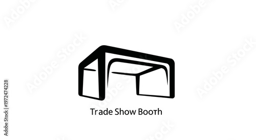 Modern Trade Show Booth Design, Exhibition Stand, Marketing Display