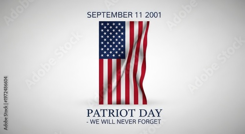 Patriot day remembrance honoring the 20th anniversary of september 11th 2001