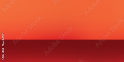Sunset color design with 3D presentation background. Modern vector illustration. eps10