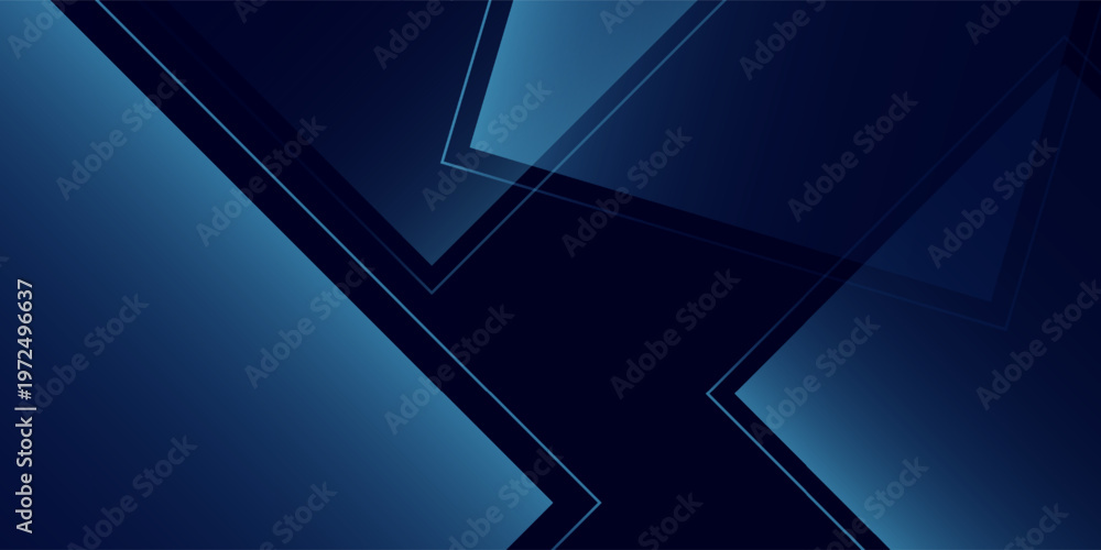 Obraz premium Polygon square shapes with blue 3d background. Suit for ads, backdrop, banner, wallpaper or poster