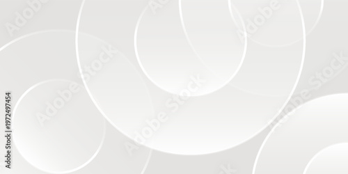 Modern graphic design element circle on gray background. 3D abstract vector. eps10