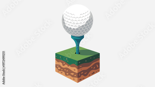 3D rendered of a blue light bulb with a glowing white filament on a wooden base 3D light bulb